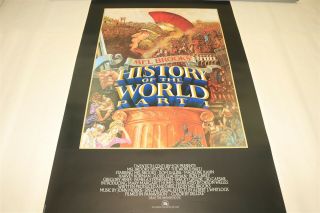 1981 History Of The World Part 1 Mel Brooks Rolled 1 Sheet Movie Poster