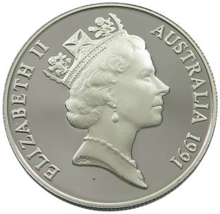 Australia 10 Dollars 1991 Silver Proof Alb32 063