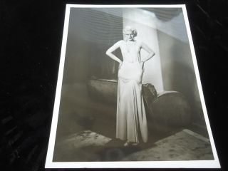 Jean Harlow Photograph 1930 