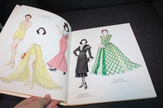 Vintage UNCUT Paper Doll Book VIVIAN LEIGH PAPER DOLLS IN FULL COLOR Tierney 2