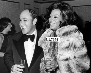 Diana Ross And Frank Yablans At A Hollywood Event Photo