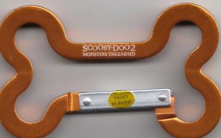 Scooby Doo 2 Monsters Unleashed 2004 Movie Promo Keychain Belt Clamp Rare
