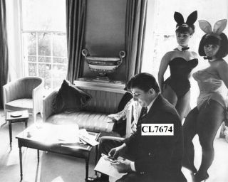 Victor Lownes Selecting Playboy Club Bunny Girls For Training In London Photo