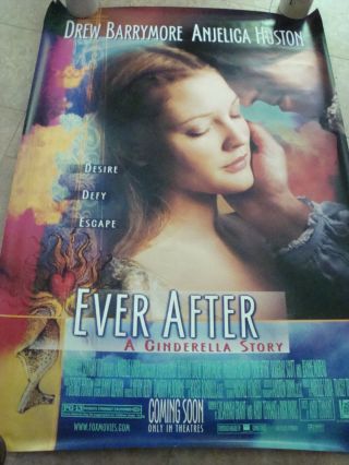Ever After - A Cinderella Story - Movie Banner With Drew Barrymore