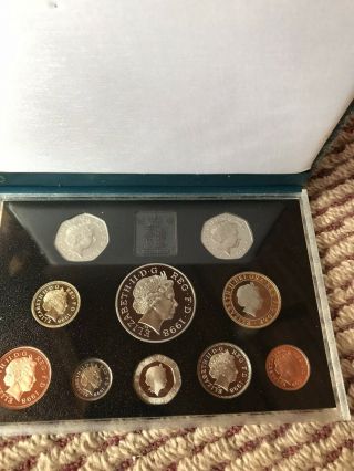 1998 Uk United Kingdom Royal 10 Coin Proof Set