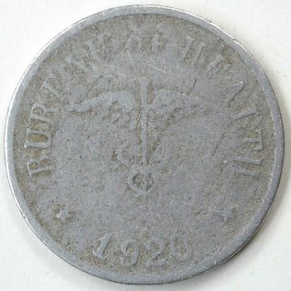 1920 Philippines Culion Leper Colony 10 Centavos