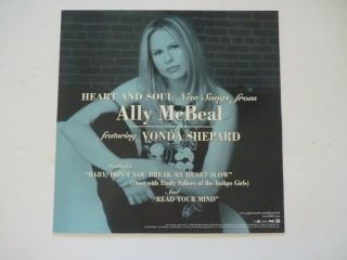 Vonda Shepard Ally McBeal LP Record Photo Flat 12x12 Poster 2