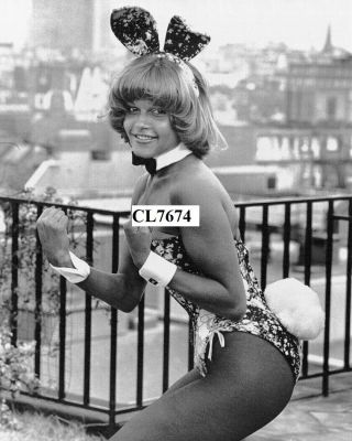 Marion Conteh As A Cocktail Bunny On The Roof Of Playboy Club In London Photo