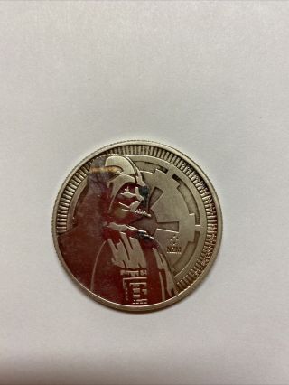 2017 Star Wars Darth Vader $2 Niue,  1 Ounce.  999 Silver,  Empire Dark Side Coin