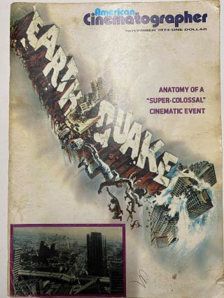 American Cinematographer 1974 Making Of Earthquake Sensurround Charlton Heston