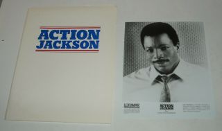 1988 Action Jackson Promo Movie Press Kit 1 Photos Vanity Carl Weathers