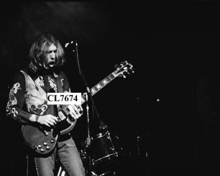 Duane Allman Of The Allman Brothers Band Performs At Fillmore East In York