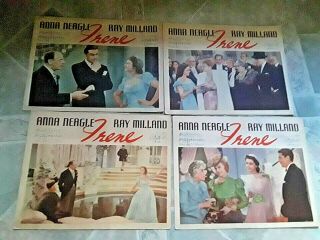 4 Orig.  Lobby Cards For 1940 " Irene " With Anna Neagle & Ray Milland Rko Picture