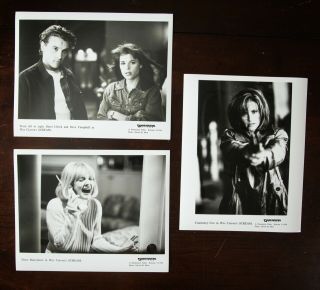" Scream " (1996) Movie Press Kit Photos - Neve Campbell,  Drew Barrymore