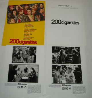 1999 200 Cigarettes Promo Movie Press Kit 2 Photos Ben Affleck Courtney Love