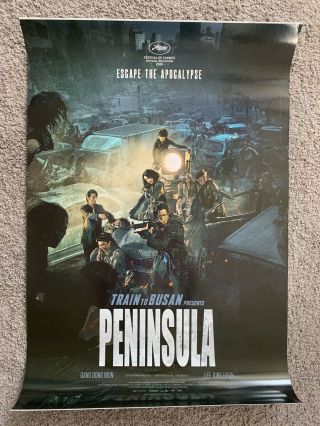Train To Busan Peninsula Double Sided Movie Theater Poster 27 X 40