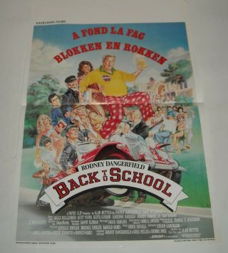 Rodney Dangerfield Back To School French Movie Poster 15 X 20 Keith Gordon