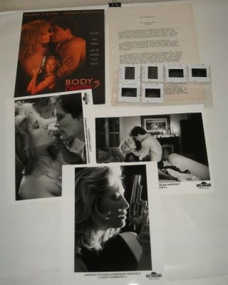 Body Chemistry 3 Promo Movie Press Kit 3 Photos W Slides Morgan Fairchild