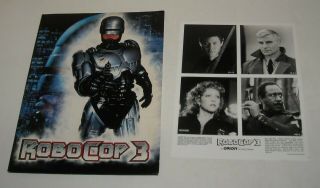 1993 Robocop 3 Promo Movie Press Kit 5 Photos Nancy Allen Robert John Burke