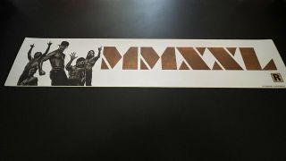 Magic Mike Xxl 5 X 25 Authentic Mylar Theater Marquee Poster Near