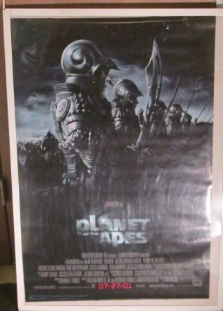 Planet Of The Apes Poster Vintage Rare Early 2000 