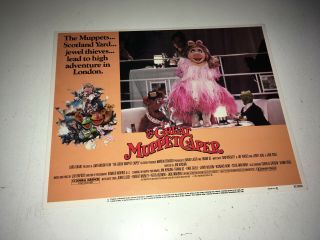 Great Muppet Caper Movie Poster Lobby Card 1981 Miss Piggy Kermit 2
