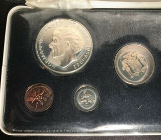 1972 Jamaica Proof Set (Franklin,  7 coins,  w/ 1.  2 oz silver Manley $5 coin) 3