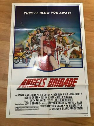 Angels Brigade 1sh 1979 Sylvia Anderson,  Lieu Chinh,  Jack Palance