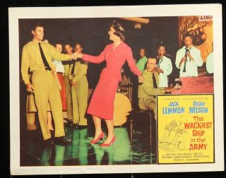 The Wackiest Ship In The Army Jack Lemmon 1960 Movie Lobby Card