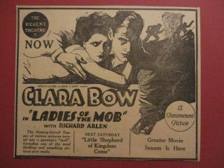 1928 Lost Silent Film Clara Bow 