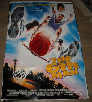 1997 The 6th Man 1 Sheet Movie Poster 2 Sided Marlon Wayans Kadeem Hardison