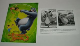 Walt Disney Jungle Book 2 Movie Promo Press Kit 7 Photos Animated Mowgli Baloo