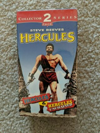 Steve Reeves Hercules Collectors Series 2 - Pack Vhs