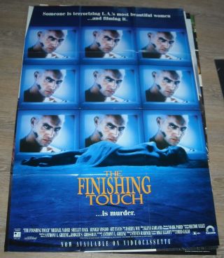 1992 The Finishing Touch Video Release Movie Poster Michael Nader Shelley Hack