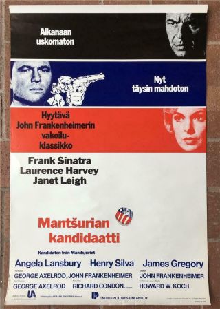 The Manchurian Candidate 16x24 Movie Poster - Finland - Frank Sinatra,  Janet Leigh