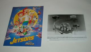 1990 Hanna Barbera Jetsons The Movie Promo Press Kit 3 Photos Animated Cartoon