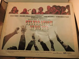 Celebration At Big Sur 1971 Hs 22x28 Movie Poster - Joan Baez,  Csn&y,