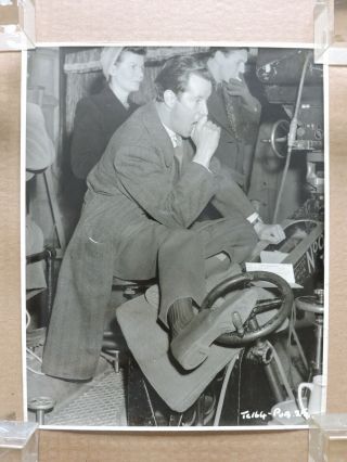 Terence Young Director Behind The Camera Candid Photo 1948 Woman Hater
