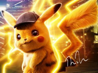 Ryan Reynolds Signed Photo Detective Pikachu Deadpool Pokemon Movie Autograph 1
