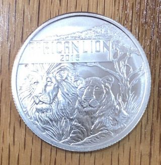 2015 Republic Of Burundi 5,  000 Francs 1 Oz Silver African Lions Coin Bu 50k