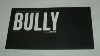 Bully French Promo Movie Pressbook Brad Renfro Bijou Phillips Rachel Miner