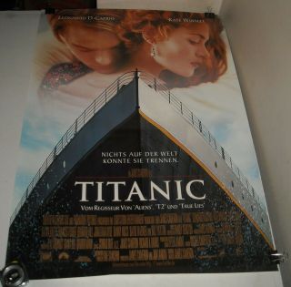 Rolled 1997 Titanic Poland Movie Poster Leonardo Di Caprio Kate Winslet Romance