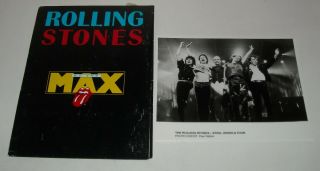 The Rolling Stones At The Imax Movie Press Kit With 2 Photos W Slides Concert