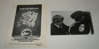 1976 Tunnel Vision Movie Promo Press Kit 7 Photos Chevy Chase Larraine Newman