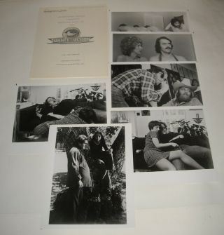 1976 TUNNEL VISION MOVIE PROMO PRESS KIT 7 PHOTOS CHEVY CHASE LARRAINE NEWMAN 2