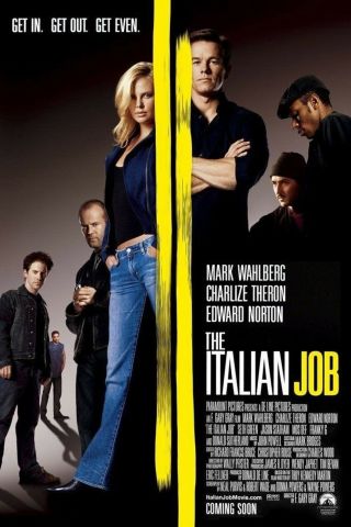 The Italian Job (2006) Movie Poster - Rolled - Double - Sided