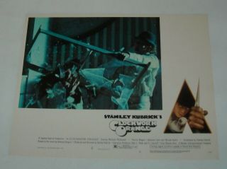 1972 Stanley Kubrick A Clockwork Orange 8 X 10 Lobby Card 6 Malcolm Mcdowall