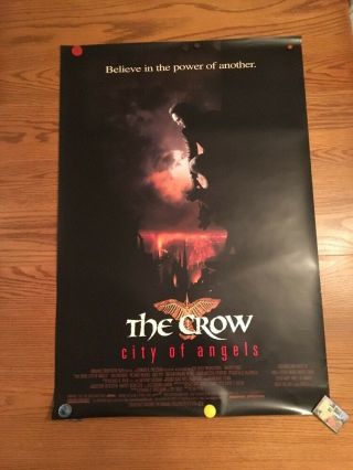 1996 The Crow City Of Angels 1 Sheet Movie Poster Vincent Perez Art Cult