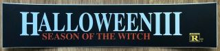 ⭐ Halloween 3: Season Of The Witch (1982) - Movie Theater Poster / Mylar Small