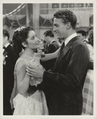 Elizabeth Taylor Dancing With Robert Stack Orig 1948 Photo A Date With Judy